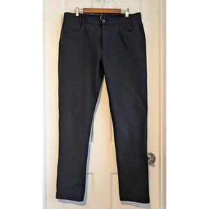 NWOT Vuori Meta Pant Mens 37x31 (tag 36) Black Technical 5-Pocket Stretch V430